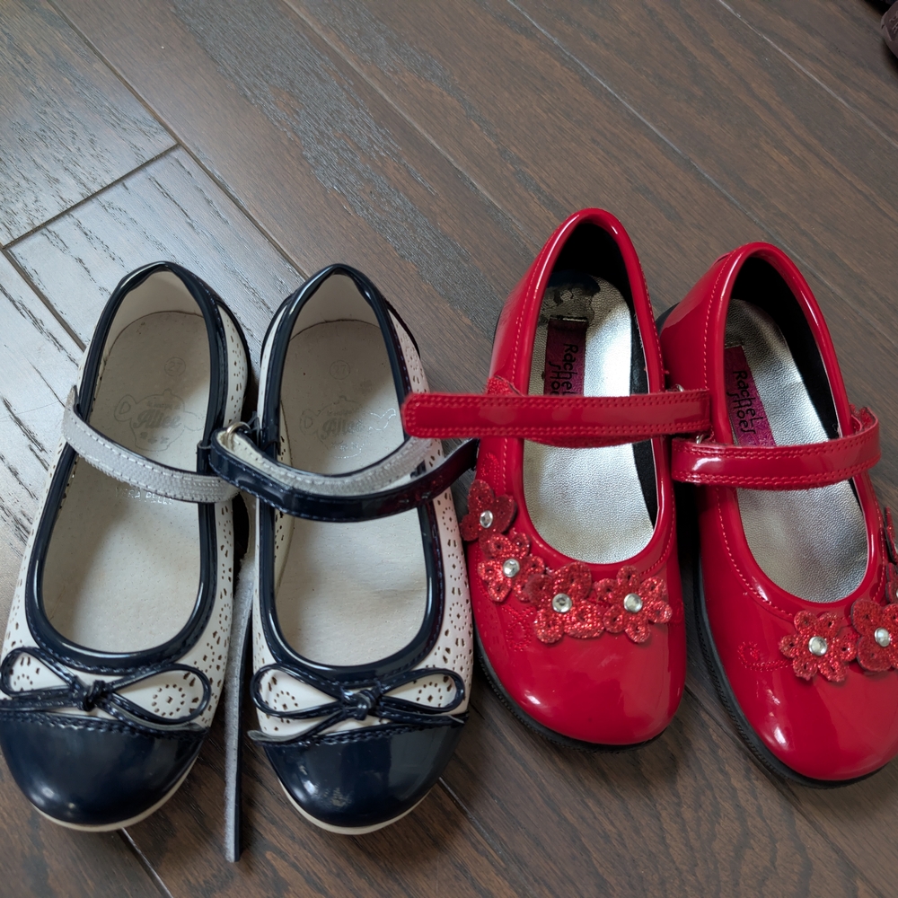 Stylish Kids Shoes Set - Navy and Red